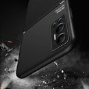 For Infinix Hot 12 Play Classic Tilt Strip Grain Magnetic Shockproof PC + TPU Phone Case(Dark Green)