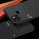 For Infinix Smart 6 Classic Tilt Strip Grain Magnetic Shockproof PC + TPU Phone Case(Black)