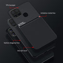 For Infinix Smart 6 Classic Tilt Strip Grain Magnetic Shockproof PC + TPU Phone Case(Black)