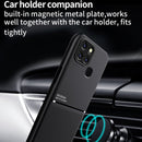 For Infinix Smart 6 Classic Tilt Strip Grain Magnetic Shockproof PC + TPU Phone Case(Black)