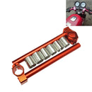 Motorcycle Modification Accessories CNC Handle Bar Grips Set(Orange)
