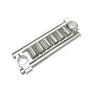 Motorcycle Modification Accessories CNC Handle Bar Grips Set(Silver)
