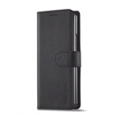 For Samsung Galaxy Z Fold4 5G LC.IMEEKE Calf Texture Leather Phone Case(Black)