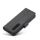 For Samsung Galaxy Z Fold4 5G LC.IMEEKE Calf Texture Leather Phone Case(Black)