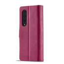 For Samsung Galaxy Z Fold4 5G LC.IMEEKE Calf Texture Leather Phone Case(Red)