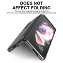 For Samsung Galaxy Z Fold4 5G LC.IMEEKE Carbon Fiber Horizontal Flip Leather Phone Case(Horizontal Black)