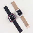 Detachable Two-color Watch Case For Apple Watch Series 7 41mm / 6&SE&5&4 40mm(Black White)