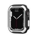 Detachable Two-color Watch Case For Apple Watch Series 7 45mm / 6&SE&5&4 44mm(Black White)