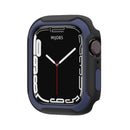 Detachable Two-color Watch Case For Apple Watch Series 7 45mm / 6&SE&5&4 44mm(Black Midnight Blue)