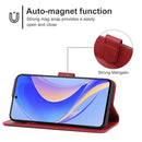 For Huawei nova Y90 Leather Phone Case(Red)