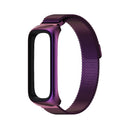 For Samsung Galaxy Fit 2 MIJOBS Milan Magnetic Stainless Steel Watch Band(Purple)
