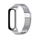 For Samsung Galaxy Fit 2 MIJOBS Milan Buckle Stainless Steel Watch Band(Silver)