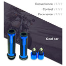 Motorcycle Modification Accessories Hand Grip Cover Handlebar Set(Silver)