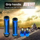 Motorcycle Modification Accessories Hand Grip Cover Handlebar Set(Silver)