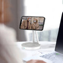 WiWU M13 2 in 1 Magnetic Wireless Charger Phone Holder(White)