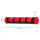 2 PCS Motorcycle Modification Accessories PVC Horn ShapeHand Grip Cover Handlebar Set(Red)