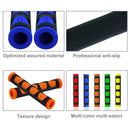 2 PCS Motorcycle Modification Accessories PVC Horn ShapeHand Grip Cover Handlebar Set(Blue)