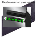 2 PCS Motorcycle Modification Accessories PVC Horn ShapeHand Grip Cover Handlebar Set(Green)