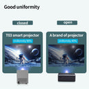 T03 1920x1080 150 ANSI Lumens Mini HD Digital Projector, Android Version, US Plug(Grey)