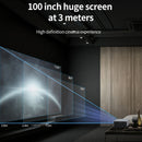 T01 800x480 2200 Lumens Mini LCD Digital Projector, Android Version, AU Plug(White Black)