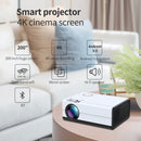 T01 800x480 2200 Lumens Mini LCD Digital Projector, Same Screen Version, UK Plug(White Black)