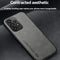 For Samsung Galaxy A33 5G Skin Feel Magnetic Leather Back Phone Case(Galactic Grey)
