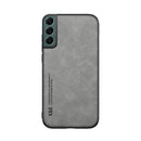 For Samsung Galaxy S21 5G Skin Feel Magnetic Leather Back Phone Case(Galactic Grey)