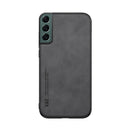 For Samsung Galaxy S21 5G Skin Feel Magnetic Leather Back Phone Case(Graphite Grey)