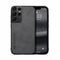 For Samsung Galaxy S21 Ultra 5G Skin Feel Magnetic Leather Back Phone Case(Graphite Grey)
