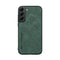 For Samsung Galaxy S22 5G Skin Feel Magnetic Leather Back Phone Case(Green)