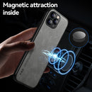 Skin Feel Magnetic Leather Back Phone Case For iPhone 11 Pro(Green)