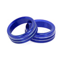 4 in 1 Car Air Conditioner Switch Audio CD Button Knob Cover Trim for Toyota Tacoma 2016-2022(Blue)