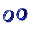 4 in 1 Car Air Conditioner Switch Audio CD Button Knob Cover Trim for Toyota Tacoma 2016-2022(Blue)