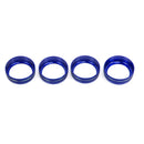 4 in 1 Car Air Conditioner Switch Audio CD Button Knob Cover Trim for Toyota Tacoma 2016-2022(Blue)