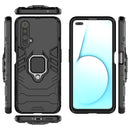 For OPPO Realme X50 5G Shockproof PC + TPU Protective Case with Magnetic Ring Holder(Black)