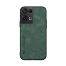 For OPPO Reno8 Pro Skin Feel Magnetic Leather Back Phone Case(Green)