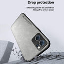 For OPPO Reno7 4G Skin Feel Magnetic Leather Back Phone Case(Light Grey)