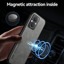 For OPPO A74 4G Skin Feel Magnetic Leather Back Phone Case(Blue)