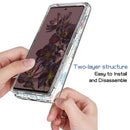 For Google Pixel 7 Pro PC+TPU Transparent Painted Phone Case(Banana Leaf)
