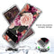 For Google Pixel 7 Pro PC+TPU Transparent Painted Phone Case(Purple Floral)