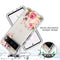 For Google Pixel 7 PC+TPU Transparent Painted Phone Case(Pink Rose)