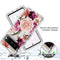 For Google Pixel 7 PC+TPU Transparent Painted Phone Case(Purple Floral)