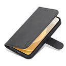 For iPhone 14 AZNS Skin Feel Calf Texture Horizontal Flip Leather Case (Black)