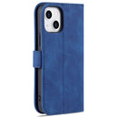 For iPhone 14 AZNS Skin Feel Calf Texture Horizontal Flip Leather Case (Blue)