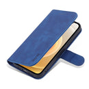 For iPhone 14 AZNS Skin Feel Calf Texture Horizontal Flip Leather Case (Blue)