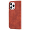 AZNS Skin Feel Calf Texture Horizontal Flip Leather Case For iPhone 14 Pro Max(Brown)