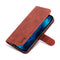 AZNS Skin Feel Calf Texture Horizontal Flip Leather Case For iPhone 14 Pro Max(Brown)