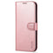 AZNS Skin Feel Calf Texture Horizontal Flip Leather Case For iPhone 14 Pro Max(Rose Gold)