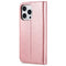 AZNS Skin Feel Calf Texture Horizontal Flip Leather Case For iPhone 14 Pro Max(Rose Gold)