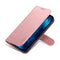 AZNS Skin Feel Calf Texture Horizontal Flip Leather Case For iPhone 14 Pro Max(Rose Gold)
